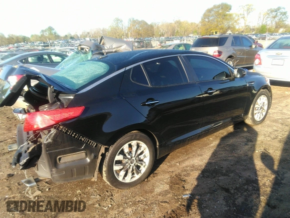 2013 Kia Optima LX with VIN 5XXGM4A79DG245406, listed as a IAAI auction lot 41911006 with 138,908 mi miles. Bid and sale history available at carsss.com. Image 4.