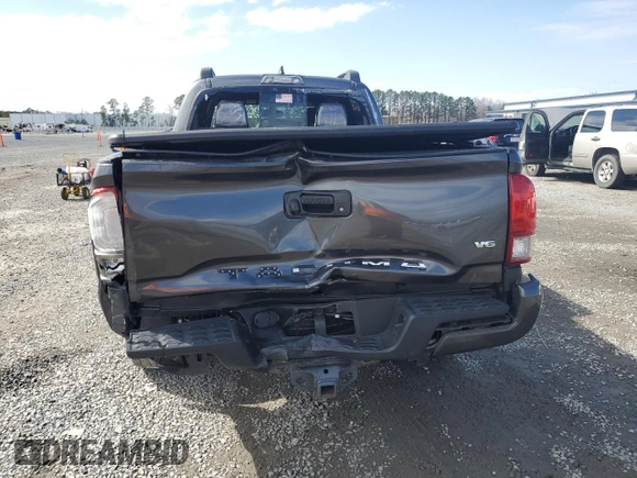 2017 Toyota Tacoma SR5 with VIN 3TMDZ5BNXHM032959, listed as a Copart auction lot 49459885 with 27,158 mi miles and Salvage Title. Bid and sale history available at carsss.com. Image 6.