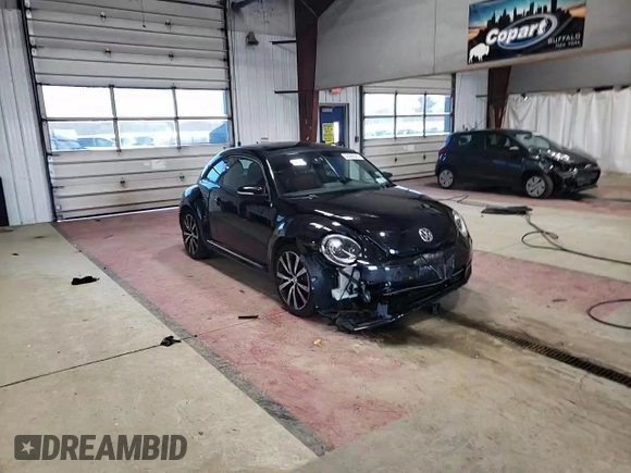 2012 Volkswagen Beetle Turbo with VIN 3VWVA7AT4CM665261, listed as a Copart auction lot 50562025 with 62,570 mi miles and Salvage Title. Bid and sale history available at DreamBid. Image 13.