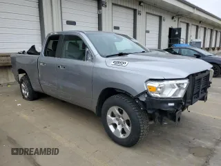 2020 Ram 1500 Big Horn with VIN 1C6RREBT1LN252761, listed as a Copart auction lot 43066795 with 103,821 mi miles and Salvage Title. Bid and sale history available at carsss.com. Image 4.