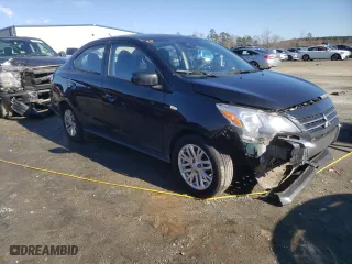2022 Mitsubishi Mirage G4 ES with VIN ML32FUFJ3NHF03549, listed as a Copart auction lot 88162595 with 154,714 mi miles and Salvage Title. Bid and sale history available at carsss.com. Image 4.