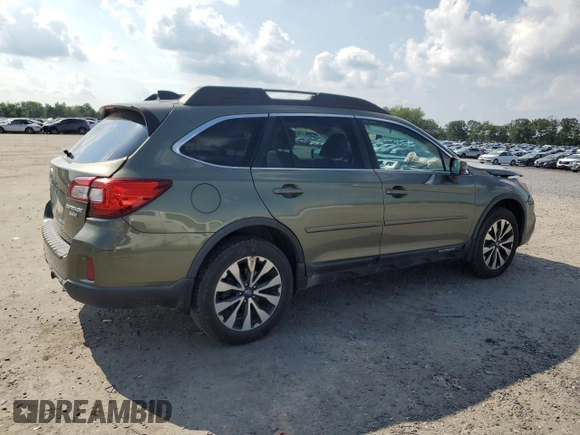 2017 Subaru Outback Limited with VIN 4S4BSENC4H3264766, listed as a Copart auction lot 64731595 with 126,243 mi miles and Salvage title. Bid and sale history available at DreamBid. Image 3.