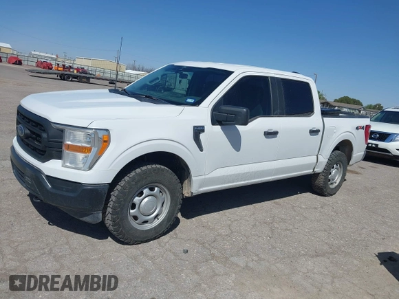 2022 Ford F-150 XL with VIN 1FTFW1E53NFA27670, listed as a IAAI auction lot 41976233 with 116,691 mi miles. Bid and sale history available at carsss.com. Image 14.