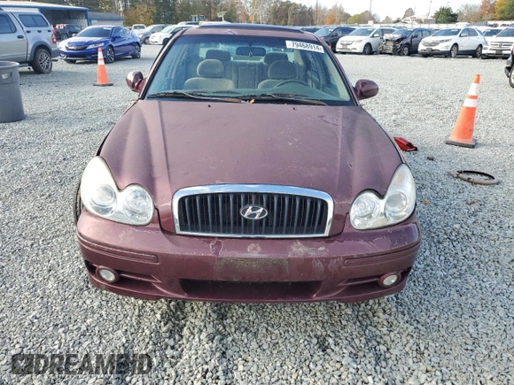 2002 Hyundai Sonata with VIN KMHWF25H82A602530, listed as a Copart auction lot 79468914 with 0 mi miles and Salvage Title. Bid and sale history available at carsss.com. Image 5.
