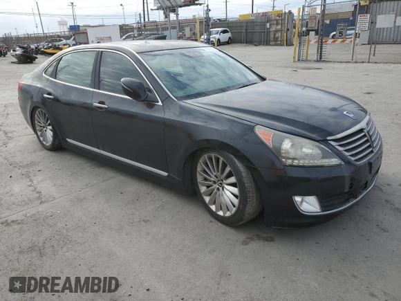 2015 Hyundai Equus Signature with VIN KMHGH4JH8FU095195, listed as a Copart auction lot 53468995 with 118,827 mi miles and Clean Title. Bid and sale history available at DreamBid. Image 4.