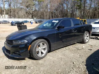 2018 Dodge Charger SXT Plus with VIN 2C3CDXHG8JH188294, listed as a Copart auction lot 43400985 with 105,942 mi miles and Salvage Title. Bid and sale history available at carsss.com. Image 1.