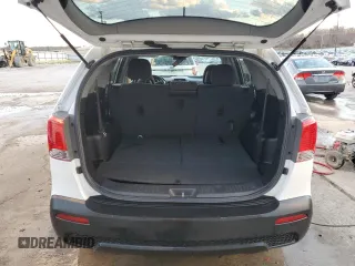 2012 Kia Sorento LX with VIN 5XYKT4A15CG267518, listed as a Copart auction lot 46803705 with 0 mi miles and Non Repairable. Bid and sale history available at carsss.com. Image 6.
