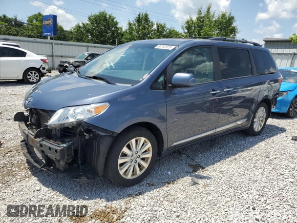 2015 Toyota Sienna Limited with VIN 5TDDK3DC4FS107883, listed as a Copart auction lot 60782825 with 182,574 mi miles and Salvage title. Bid and sale history available at DreamBid. Image 1.