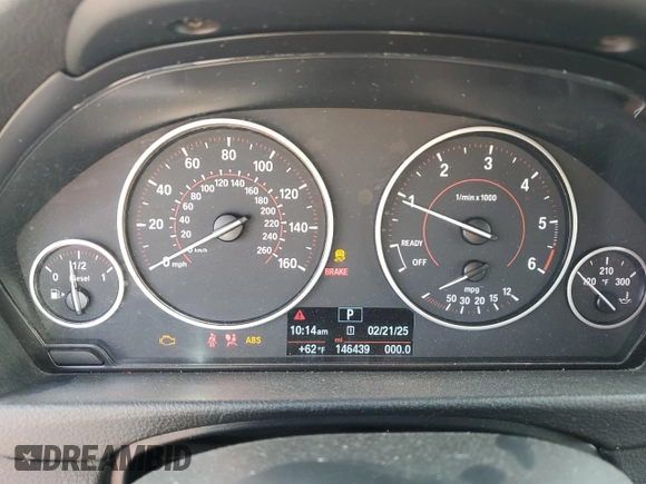 2014 BMW 3 Series 328d xDrive with VIN WBA3K5C5XEK300391, listed as a Copart auction lot 45995735 with 146,439 mi miles and Salvage title. Bid and sale history available at DreamBid. Image 9.