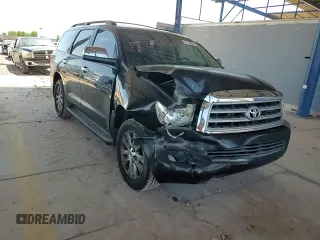 2012 Toyota Sequoia Limited with VIN 5TDJY5G1XCS066467, listed as a Copart auction lot 71124024 with 153,349 mi miles and Salvage Title. Bid and sale history available at carsss.com. Image 11.