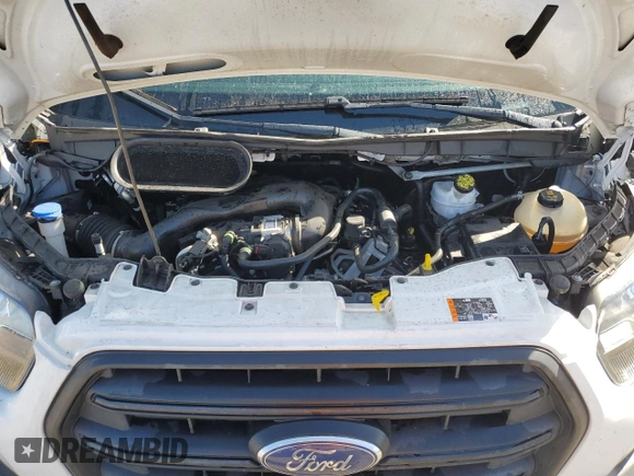 2020 Ford Transit Cargo with VIN 1FTBR2C87LKA40533, listed as a Copart auction lot 78714254 with 71,417 mi miles and Salvage Title. Bid and sale history available at carsss.com. Image 13.