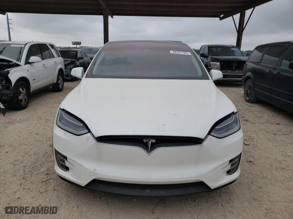 2017 Tesla Model X 90D with VIN 5YJXCBE2XHF049084, listed as a Copart auction lot 48537783 with 54987 miles. Bid and sale history available at carsss.com. Image 5.