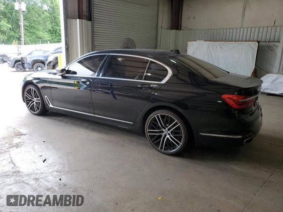 2017 BMW 7 Series 740i with VIN WBA7E2C36HG741125, listed as a Copart auction lot 55754185 with 90,305 mi miles and Clean Title. Bid and sale history available at DreamBid. Image 2.