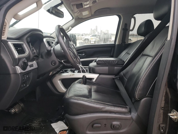 2017 Nissan Titan XD PRO-4X with VIN 1N6BA1F48HN535966, listed as a Copart auction lot 45111485 with 150,009 mi miles and Salvage Title. Bid and sale history available at carsss.com. Image 7.