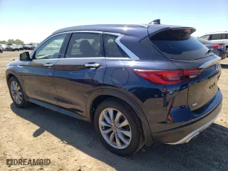 2022 Infiniti QX50 LUXE with VIN 3PCAJ5BBXNF115520, listed as a Copart auction lot 58223974 with 18,304 mi miles and Salvage Title. Bid and sale history available at carsss.com. Image 2.