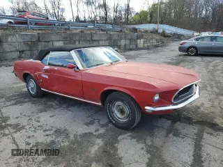 1969 Ford Mustang с VIN 9T03F120746, выставлен на аукционе Copart как лот 51998695 с пробегом 91 574 миль миль и Списание • Salvage title. История ставок и продаж доступна на DreamBid. Изображение 4.