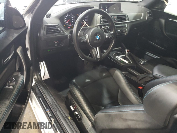 2020 BMW M2 Competition with VIN WBS2U7C02L7D74179, listed as a Copart auction lot 43246245 with 48,062 mi miles and Salvage Title. Bid and sale history available at carsss.com. Image 8.