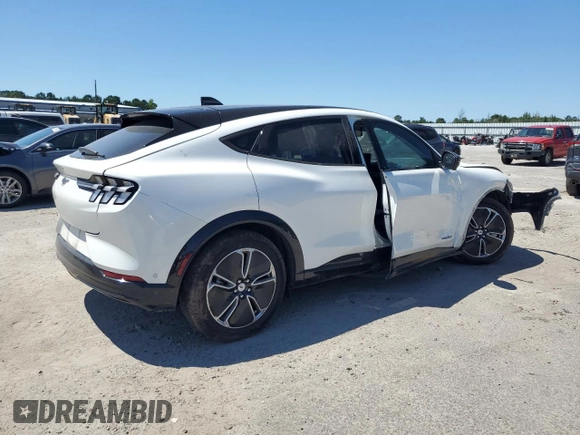 2023 Ford Mustang Mach-E Premium with VIN 3FMTK3R43PMA72439, listed as a Copart auction lot 57874145 with 21,282 mi miles and Salvage title. Bid and sale history available at DreamBid. Image 3.
