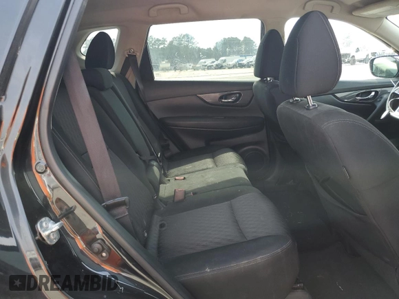 2017 Nissan Rogue SV with VIN KNMAT2MV6HP615202, listed as a Copart auction lot 49304805 with 181,893 mi miles and Salvage Title. Bid and sale history available at carsss.com. Image 10.