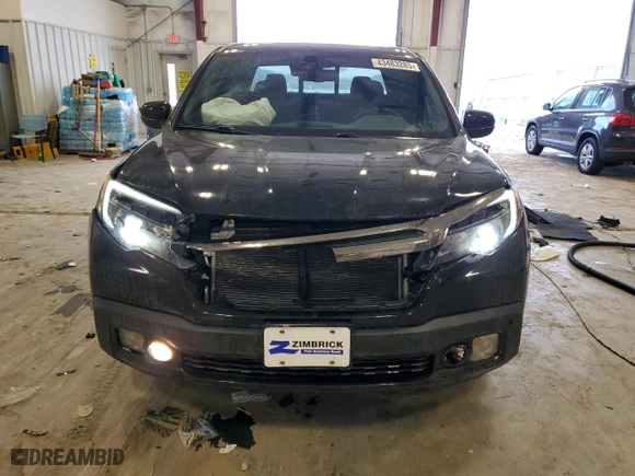 2020 Honda Ridgeline Black Edition with VIN 5FPYK3F81LB021805, listed as a Copart auction lot 43483285 with 66,017 mi miles and Salvage Title. Bid and sale history available at carsss.com. Image 5.