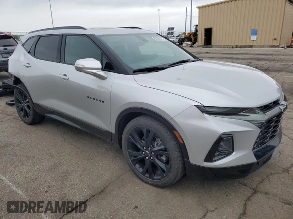 2022 Chevrolet Blazer RS с VIN 3GNKBKRSXNS159571, выставлен на аукционе Copart как лот 58585015 с пробегом 33 289 миль миль и Списание • Salvage title. История ставок и продаж доступна на DreamBid. Изображение 4.