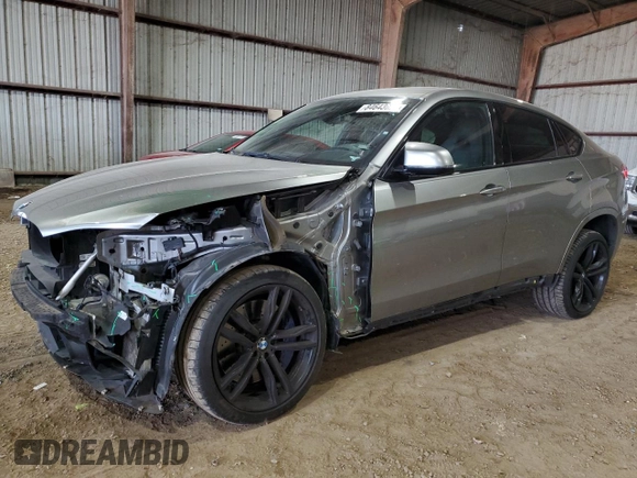 2019 BMW X6 M with VIN 5YMKW8C54KLR38377, listed as a Copart auction lot 84643024 with 47,556 mi miles and Salvage Title. Bid and sale history available at carsss.com. Image 1.