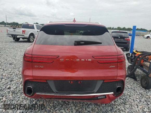 2024 Genesis GV70 2.5T с VIN 5NMMADTB2RH011954, выставлен на аукционе Copart как лот 63026045 с пробегом 6 543 миль миль и Списание • Salvage title. История ставок и продаж доступна на DreamBid. Изображение 6.