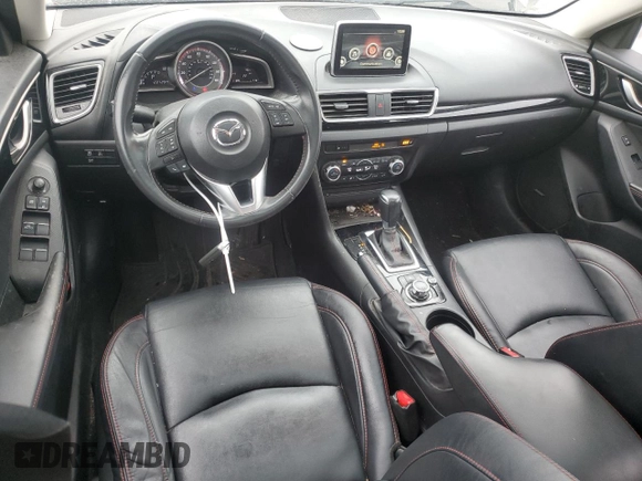 2014 Mazda 3 i Grand Touring with VIN JM1BM1M74E1106463, listed as a Copart auction lot 85144434 with 122,729 mi miles and Salvage Title. Bid and sale history available at DreamBid. Image 8.