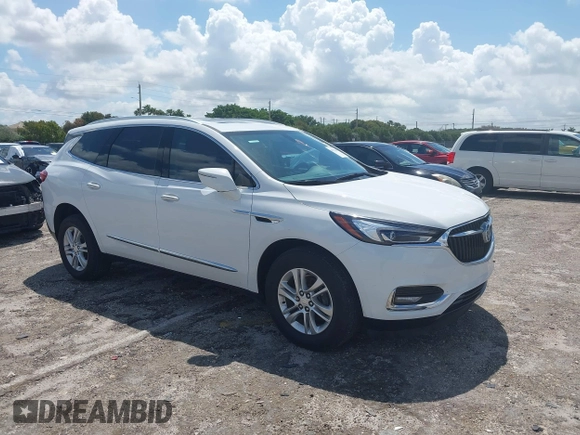 2019 Buick Enclave Essence with VIN 5GAERBKW9KJ133105, listed as a IAAI auction lot 41922154 with 80,893 mi miles and . Bid and sale history available at carsss.com. Image 1.