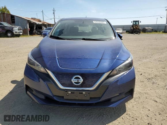 2019 Nissan LEAF SV with VIN 1N4AZ1CPXKC320460, listed as a Copart auction lot 54930505 with 42,450 mi miles and Salvage title. Bid and sale history available at DreamBid. Image 5.