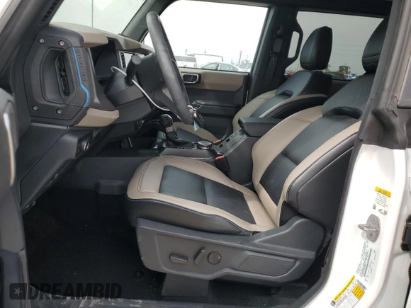 2024 Ford Bronco Wildtrak with VIN 1FMEE2BP6RLB29591, listed as a Copart auction lot 48225165 with 4,466 mi miles and Salvage title. Bid and sale history available at DreamBid. Image 7.