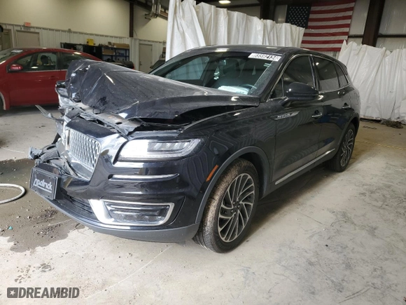 2020 Lincoln Nautilus Reserve with VIN 2LMPJ6K90LBL14177, listed as a Copart auction lot 85592134 with 59,171 mi miles and Clean Title. Bid and sale history available at carsss.com. Image 1.
