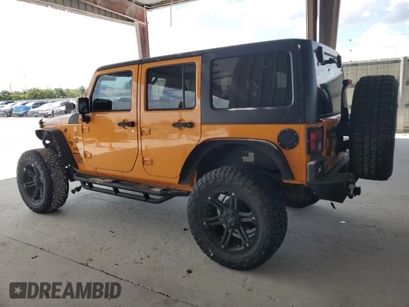 2013 Jeep Wrangler Unlimited Sport z VIN 1C4BJWDGXDL556580, wystawiony jako Copart lot #55477185 z przebiegiem 71 044 mil mil oraz Szkoda całkowita • Salvage title. Historia ofert i sprzedaży dostępna na DreamBid. Obrazek 2.