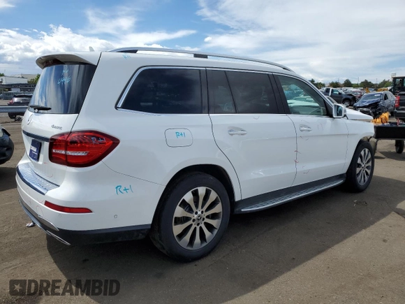 2019 Mercedes-Benz GLS with VIN 4JGDF6EE6KB223623, listed as a Copart auction lot 54008493 with 58,064 mi miles. Bid and sale history available at carsss.com. Image 3.