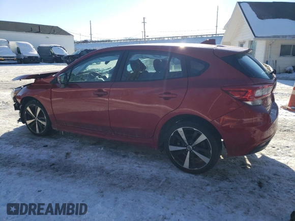 2017 Subaru Impreza Special Sports with VIN 4S3GTAK66H1725802, listed as a Copart auction lot 42935115 with 50,588 mi miles and Salvage title. Bid and sale history available at DreamBid. Image 2.
