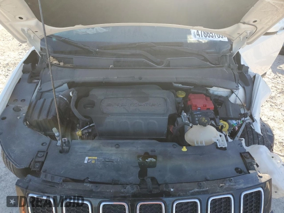 2019 Jeep Compass Altitude z VIN 3C4NJCBB0KT652173, wystawiony jako Copart lot #47865765 z przebiegiem Nie podano mil oraz Szkoda całkowita • Salvage title. Historia ofert i sprzedaży dostępna na DreamBid. Obrazek 12.