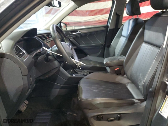 2024 Volkswagen Tiguan SE with VIN 3VVMB7AX8RM013610, listed as a Copart auction lot 41973885 with 14,653 mi miles and Salvage Title. Bid and sale history available at carsss.com. Image 7.
