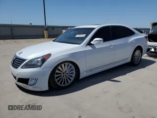 2016 Hyundai Equus Signature z VIN KMHGH4JH8GU106293, wystawiony jako Copart lot #52487525 z przebiegiem 121 696 mil mil oraz Szkody całkowita. Historia ofert i sprzedaży dostępna na DreamBid. Obrazek 1.