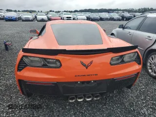 2019 Chevrolet Corvette Z06 2LZ with VIN 1G1YS2D67K5600391, listed as a Copart auction lot 73743904 with 0 mi miles and Salvage Title. Bid and sale history available at carsss.com. Image 6.