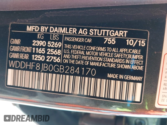 2016 Mercedes-Benz E 350 Luxury z VIN WDDHF8JB0GB284170, wystawiony jako IAAI lot #41269736 z przebiegiem 64 067 mil mil oraz . Historia ofert i sprzedaży dostępna na DreamBid. Obrazek 9.