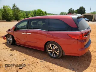 2023 Honda Odyssey Touring с VIN 5FNRL6H8XPB056468, выставлен на аукционе Copart как лот 55066345 с пробегом 29 760 миль миль и Списание • Salvage title. История ставок и продаж доступна на DreamBid. Изображение 2.