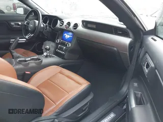 2021 Ford Mustang EcoBoost with VIN 1FA6P8TH7M5122830, listed as a IAAI auction lot 40668826 with 41,379 mi miles. Bid and sale history available at carsss.com. Image 5.