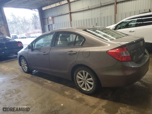 2012 Honda Civic Sdn EX-L with VIN 2HGFB2F94CH526610, listed as a Copart auction lot 51259395 with 209,063 mi miles and Salvage Title. Bid and sale history available at carsss.com. Image 2.