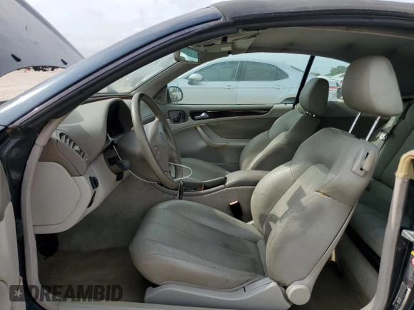2002 Mercedes-Benz CLK with VIN WDBLK65G32T114364, listed as a Copart auction lot 54966935 with Not Provided miles and Clean Title. Bid and sale history available at carsss.com. Image 7.