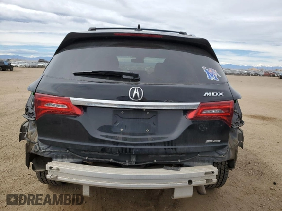 2014 Acura MDX Advance with VIN 5FRYD4H83EB024907, listed as a Copart auction lot 50043875 with 87,528 mi miles and Salvage Title. Bid and sale history available at DreamBid. Image 6.