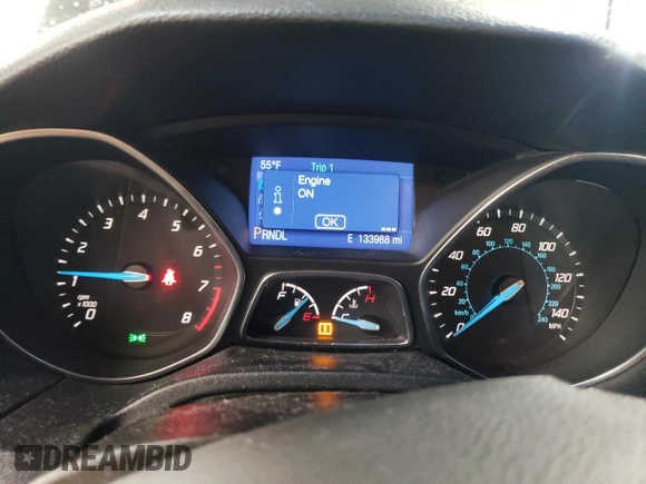 2014 Ford Focus SE with VIN 1FADP3F23EL298613, listed as a Copart auction lot 48691595 with 133,988 mi miles and Salvage Title. Bid and sale history available at carsss.com. Image 9.