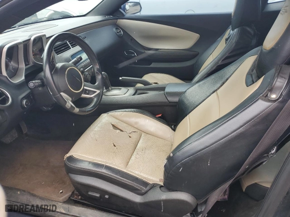 2011 Chevrolet Camaro 2LT with VIN 2G1FC1ED3B9128964, listed as a Copart auction lot 51523595 with 0 mi miles and Salvage Title. Bid and sale history available at carsss.com. Image 7.