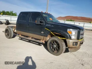 2012 Ford F-250 XL with VIN 1FT7W2BT4CEC38389, listed as a Copart auction lot 56659605 with Not provided miles and Salvage title. Bid and sale history available at DreamBid. Image 4.
