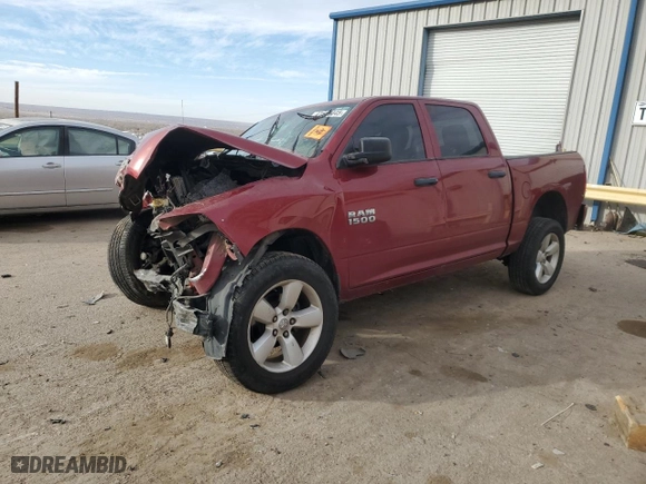 2014 Ram 1500 Tradesman with VIN 1C6RR6KG5ES424092, listed as a Copart auction lot 41618445 with 0 mi miles and Salvage Title. Bid and sale history available at carsss.com. Image 1.