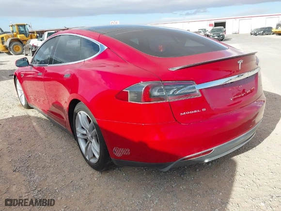 2013 Tesla Model S Performance with VIN 5YJSA1CP4DFP13611, listed as a IAAI auction lot 41786669 with 1 mi miles. Bid and sale history available at carsss.com. Image 3.